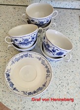6 Suppentassen  mit Untertasse