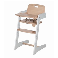 Roba Treppenhochstuhl Buche massiv Kid UP Hochstuhl bicolor natur weiß NEU