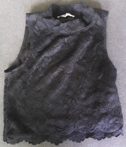 Fbs damen spitzen top schwarz - damen,