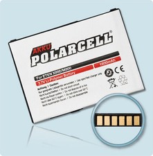 PolarCell Akku für ETEN Glofiish M750 M800 M810 X800 1600mAh Batterie Accu E-TEN
