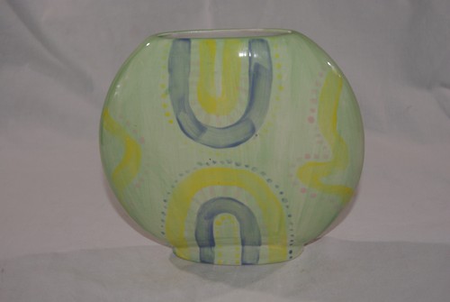 Kuriose vase aus porzellan - vase,