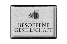 mrdeco Metall Schild 30x40cm