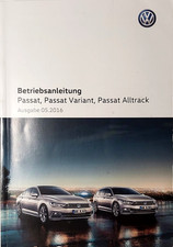 VW Passat Variant Limousine, Alltrack B8 Betriebsanleitung 2016 Bordbuch