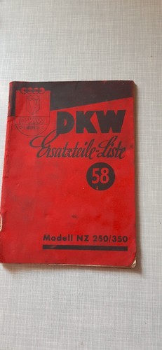 Dkw ersatzteil liste - dkw, modell