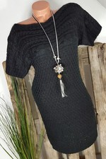 Strickkleid Schwarz M/L 38 40