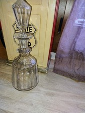 antike Karaffe Kristallglas