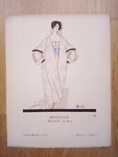 Charles Martin - Original Pochoir - Gazette du bon Ton - Beer - 1920