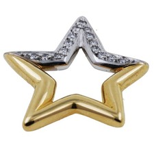 Anhänger Stern 750 Gold 18 Kt