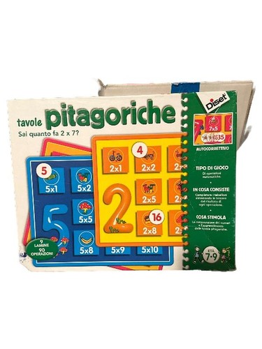 Diset tavole pitagoriche - diset,