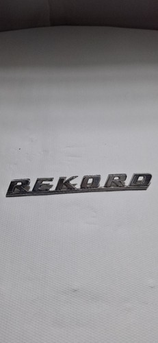 Opel rekord emblem - opel, typenschild
