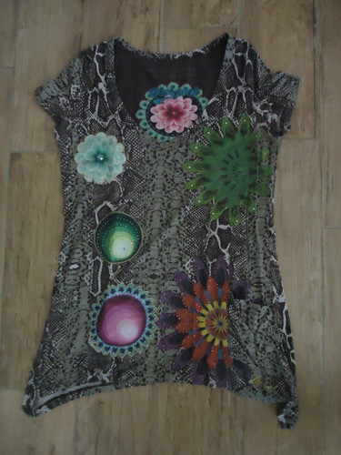 Desigual shirt tunika - , t-shirt