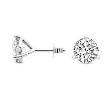 Herren Ohrstecker Rundschliff