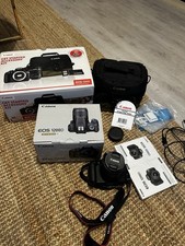 Canon EOS 1200D Spiegelreflexkamera mit KIT- und Teleobjektiv, Inkl. Tasche