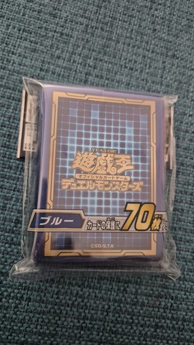 Yugioh blau gitter sleeves - yugioh,