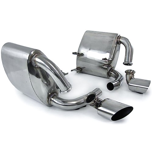 Sport auspuff edelstahl mit - edelstahl,