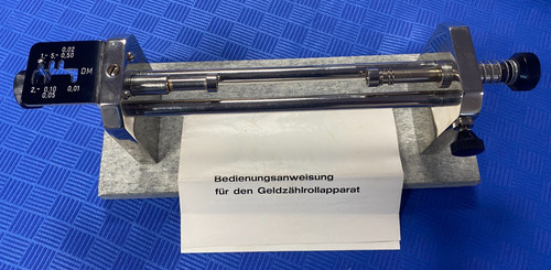 Geldzähl und rollapparat - dm,