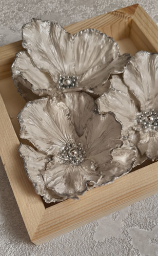 Blumen wanddeko - 3d,