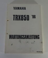 Werkstatthandbuch / Workshop Manual Yamaha TRX 850 von 1996