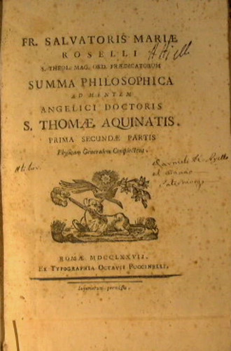 Salvatoris mariae roselli - fr.,