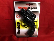 Sohni Wicke Buddy Agent Spielzeugpistole m. Schalldämpfer 12er -Schuss Revolver