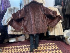 Nerzmantel Nerz Pelz Leder