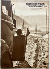 1936 Dunlop Zeitung XI. Jahrgang - Nr.1 Auto & Motorrad Original Dachbodenfund!