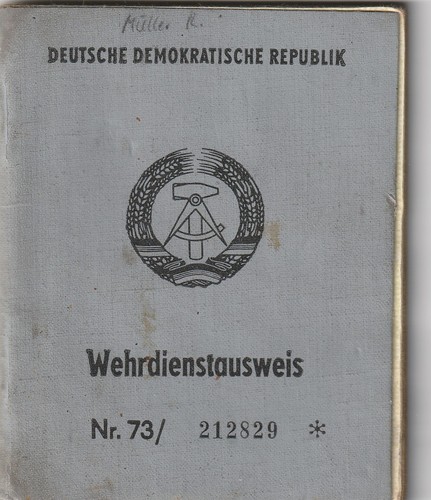 Nva wehrdienstausweis soldat - nva,