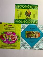 3 Schokoladen Papier Bild Verpackung chocolate wrapper Udssr Russland RAR