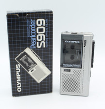 Olympus Pearlcorder S909 Microcassette Recorder Diktiergerät Aufnahme Kassette