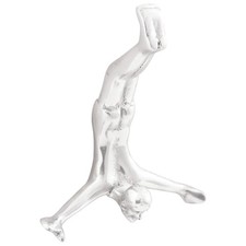 Skulptur Silber Aluminium