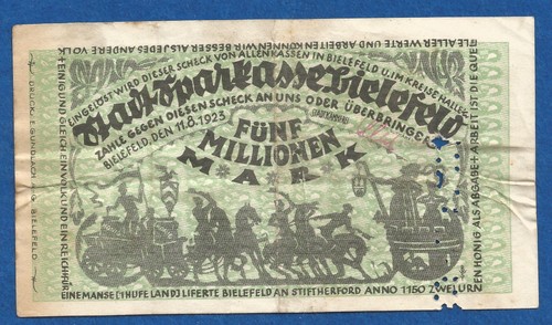 150 notgeld stadt bielefeld - stadt,
