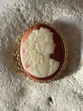 Vintage Kamee Brosche