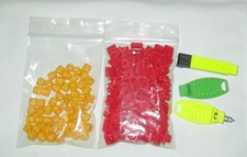 Playmobil 90 rote + 60 gelbe Stecker  Verbinder System x Gebäude Konvolut