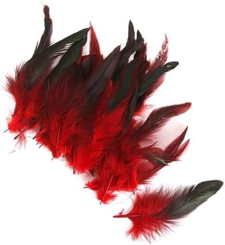 Naturfedern rot karneval - 50,