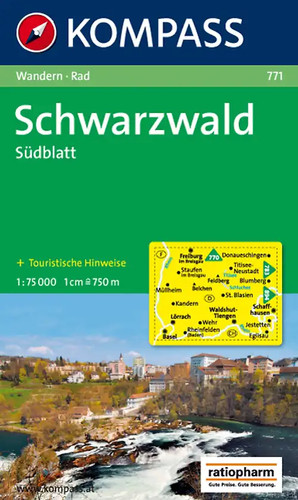 Schwarzwald süd wanderkarte - schwarzwald,