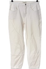 MAC STRETCH Boyfriendhose Damen Hose Gr. DE 40 weiß schlichter Stil
