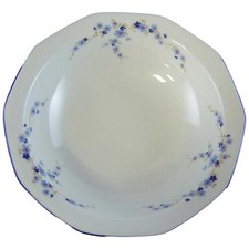 Suppenteller Winterling Marktleuthen Blumendekor Blau