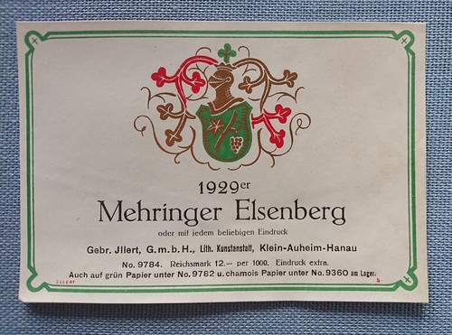 Altes weinetikett - altes,