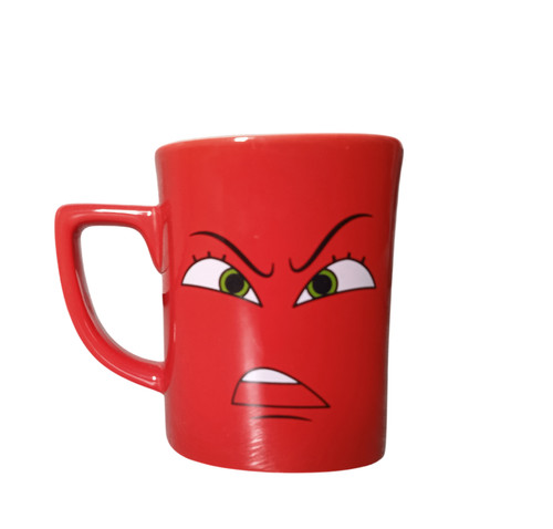 Nescafé tasse in rot mit - nescafÉ, tasse,