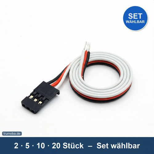 Servokabel set 30cm - set,