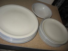 6 Speiseteller, 6 Kuchenteller