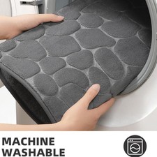 Steinmuster Badematte stilvoll