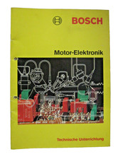 BOSCH CLASSIC TECHNISCHE UNTERRICHTUNG MOTOR ELEKTRONIK 80er
