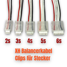 ✅ 5x XH Buchse Gehäuse Clip für 2s 3s 4s 5s 6s Lipo Akku Balancerkabel Stecker ✅