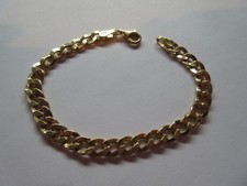 TOP:  Panzer-Armband 925er Silber vergoldet * 17 cm lang * 5 mm breit * 4,5 g *