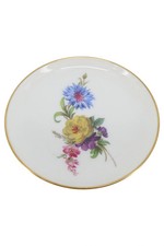 ROSENTHAL Sammelteller Porzellan Blumenmuster Mehrfarbig Goldrand Ø 10cm Vintage