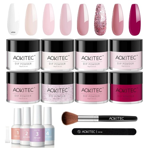 Dipping powder nägel set - nägel,