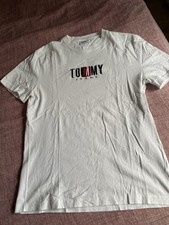 Tommy Hilfiger  Herren Sport Shirt  Freizeit - Gr. L - Weiß- Top Zustand