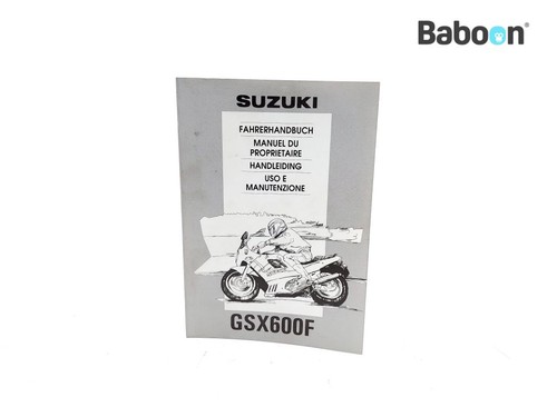 Fahrer handbuch suzuki gsx 600 - gsx,