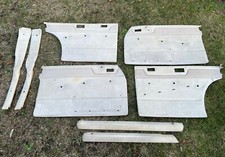 4 Türpappen W114/W115 pergament, Türverkleidung, 2 Fensterschüssel, 2 B-Säule